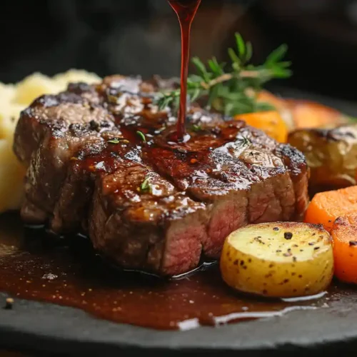 Beef Cheek Meat Unlocks A World Of Rich Flavor 2 Tender beef cheek meat with rich sauce, mashed potatoes, and roasted vegetables.