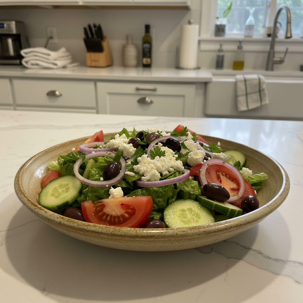 Best Greek Salad Recipe: Tangy, Fresh & Authentic!