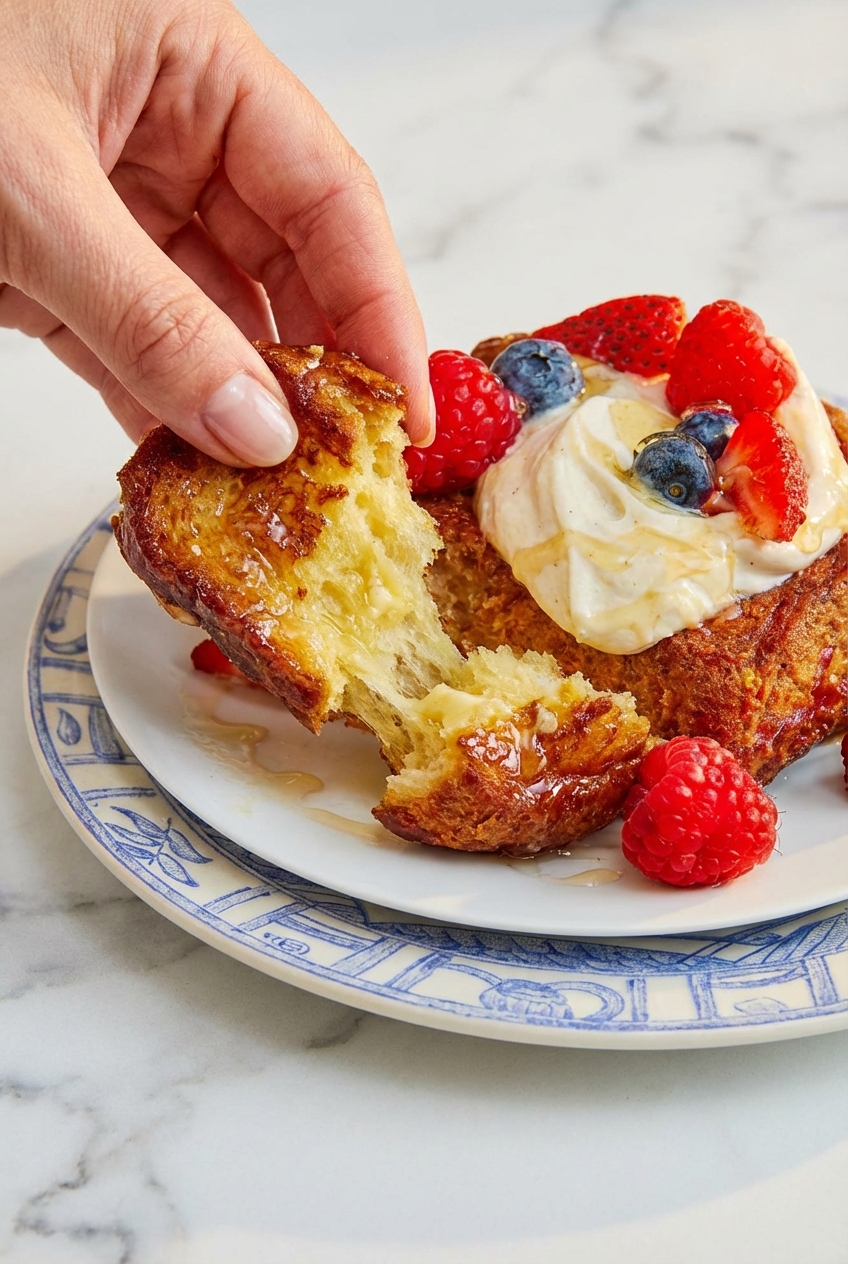 Close-up texture of Honey Butter Toast highlighting the Maillard reaction and caramelized honey butter paste on a wire cooling rack.