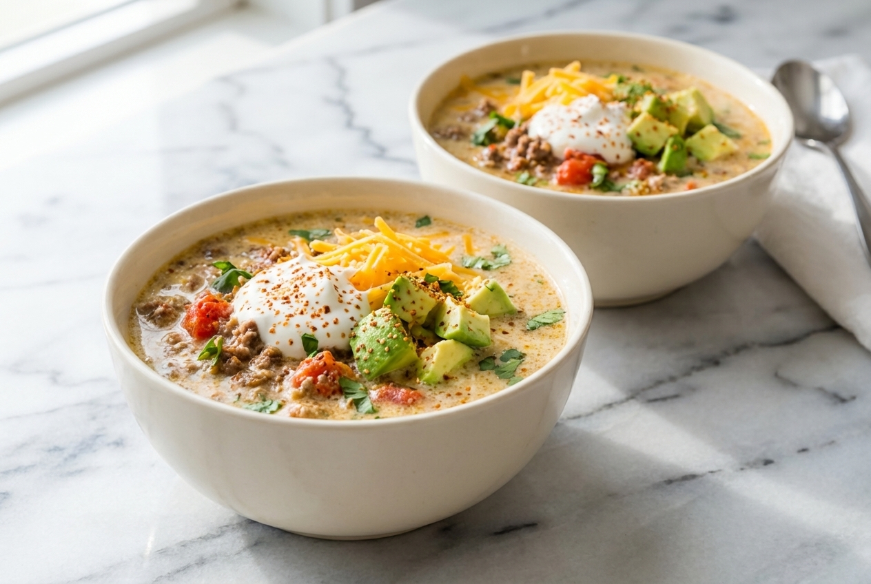 Perfect Keto Taco Soup Is The Ultimate Family Dinner